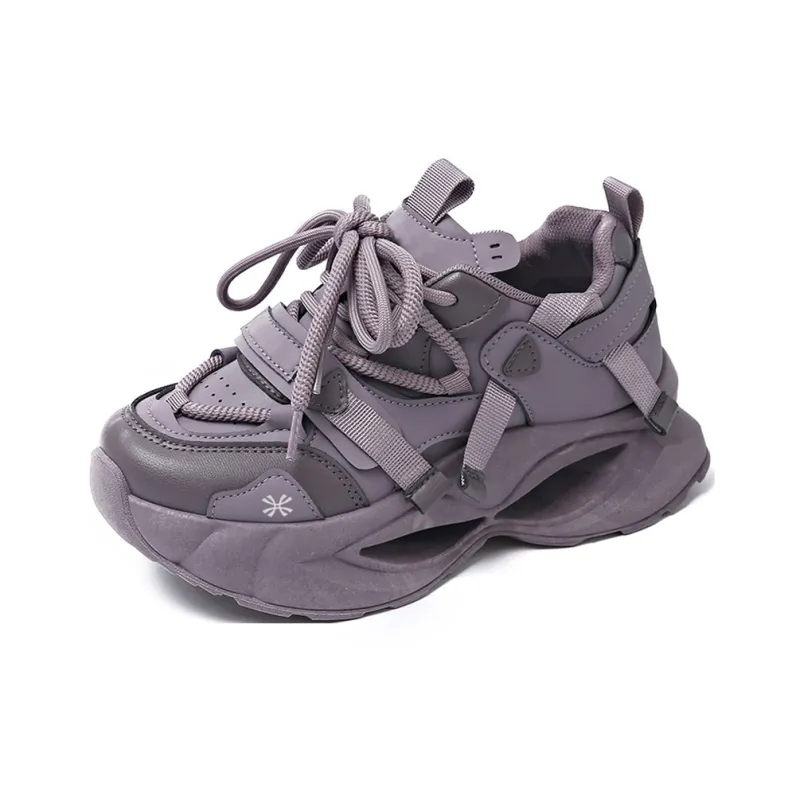 YUZHAOLIN Anti-Slip And Wear-Resistant Height Increasing Low-Top Chunky Sneakers Women's-14