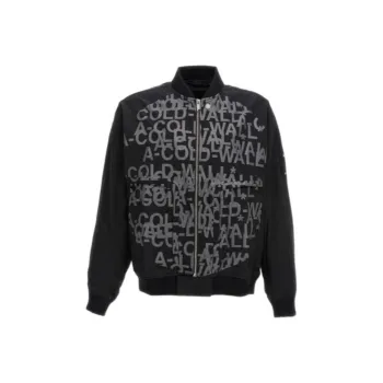 A COLD WALL* Zip Up Long Sleeved Bomber Jacket