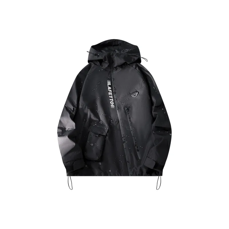 Lafetto Wear Resistant Water Resistant Windproof Windbreaker Jacket Unisex-0