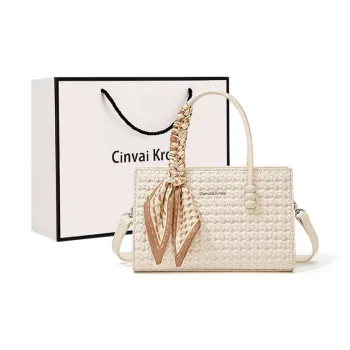 CinvaiKrose Synthetic Leather With Microfiber Handbag Regular Women's Multicolor