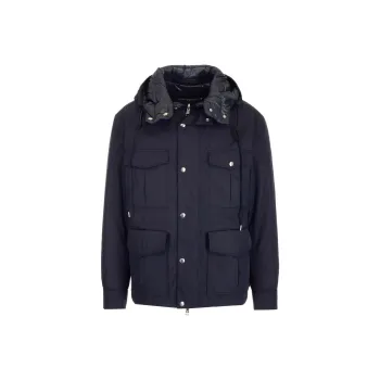Moncler Down Jacket Men's Marine Blue