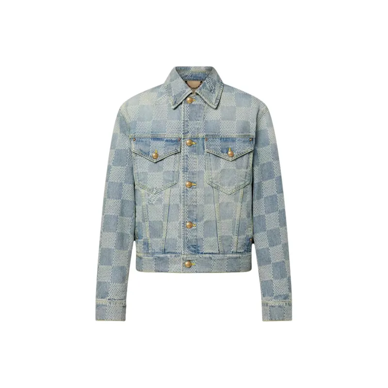 LOUIS VUITTON Damier Classic Denim Jacket-0