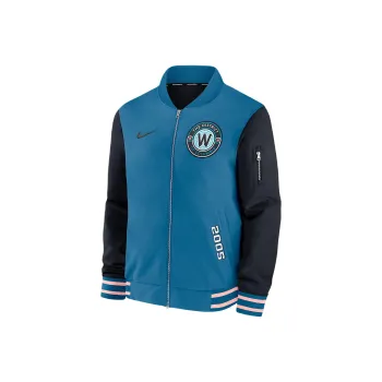 Nike Washington Nationals Authentic Collection City Connect Men's Nike Mlb Full Zip Bomber Jacket