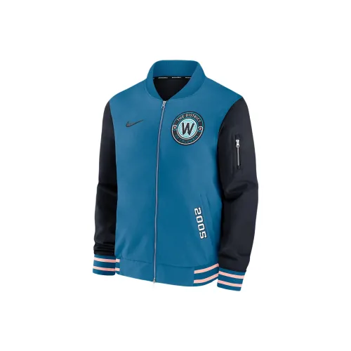 Nike Washington Nationals Authentic Collection City Connect Men's Nike Mlb Full Zip Bomber Jacket