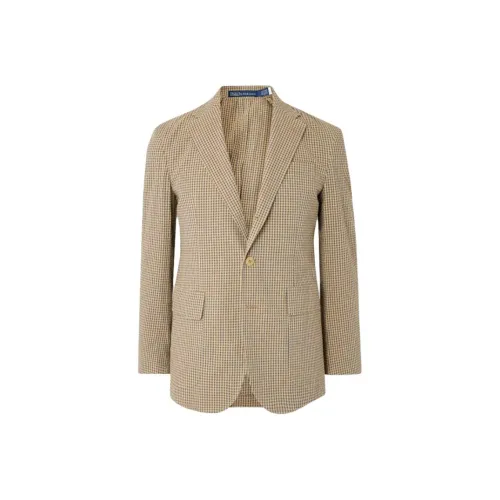 Polo Ralph Lauren Single Breasted Taupe Sport Jacket