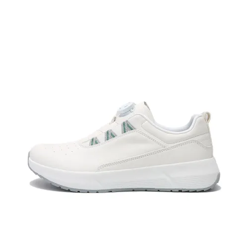 LESS IS MORE Low Top Casual Shoes Men's White/Green