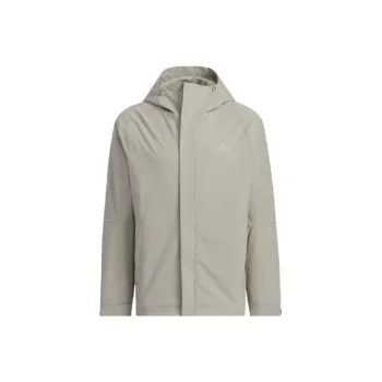 Adidas BUSINESS CASUAL Parka Fleece Coat Men's Pebble Silver Gray