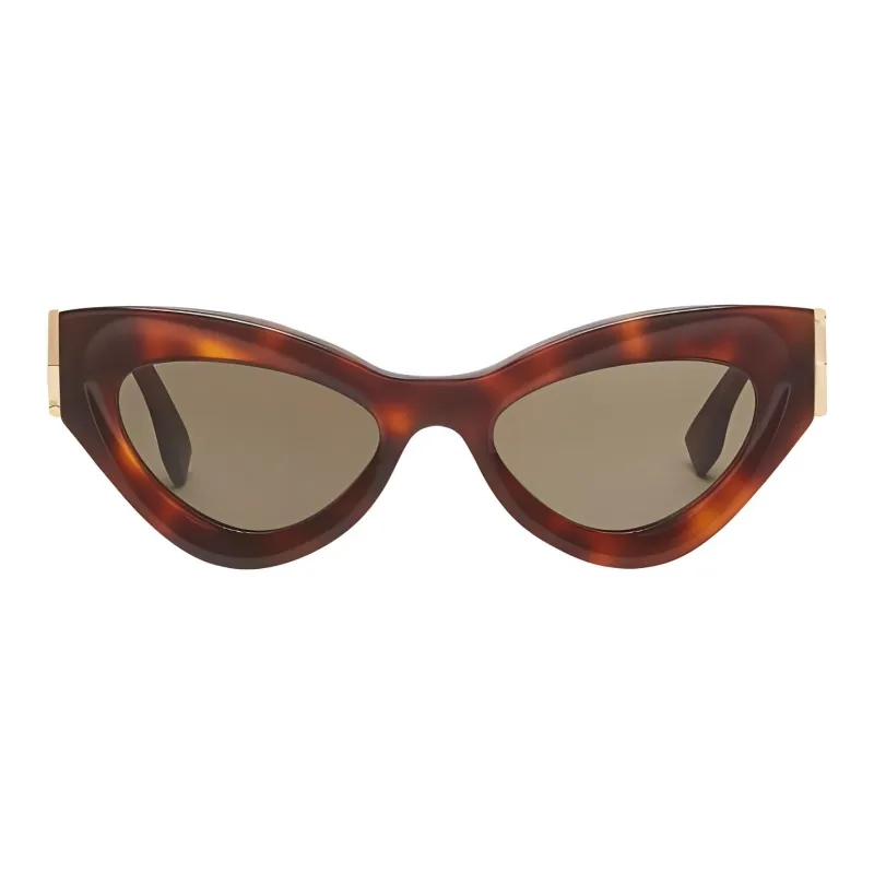 FENDI Acetate Cat Eye Sunglasses Women's Tortoiseshell-1