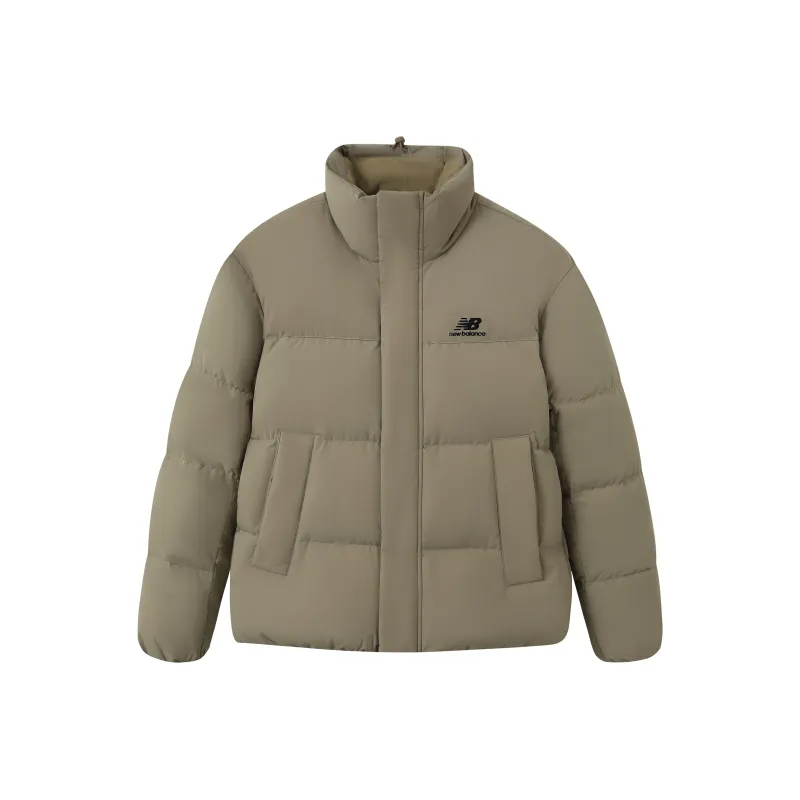 New Balance Down Jackets Men Khaki-0