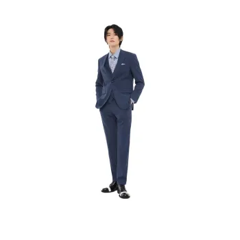 ZIOZIA Business Suit Men's Navy Blue
