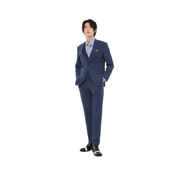 ZIOZIA Business Suit Men's Navy Blue-0