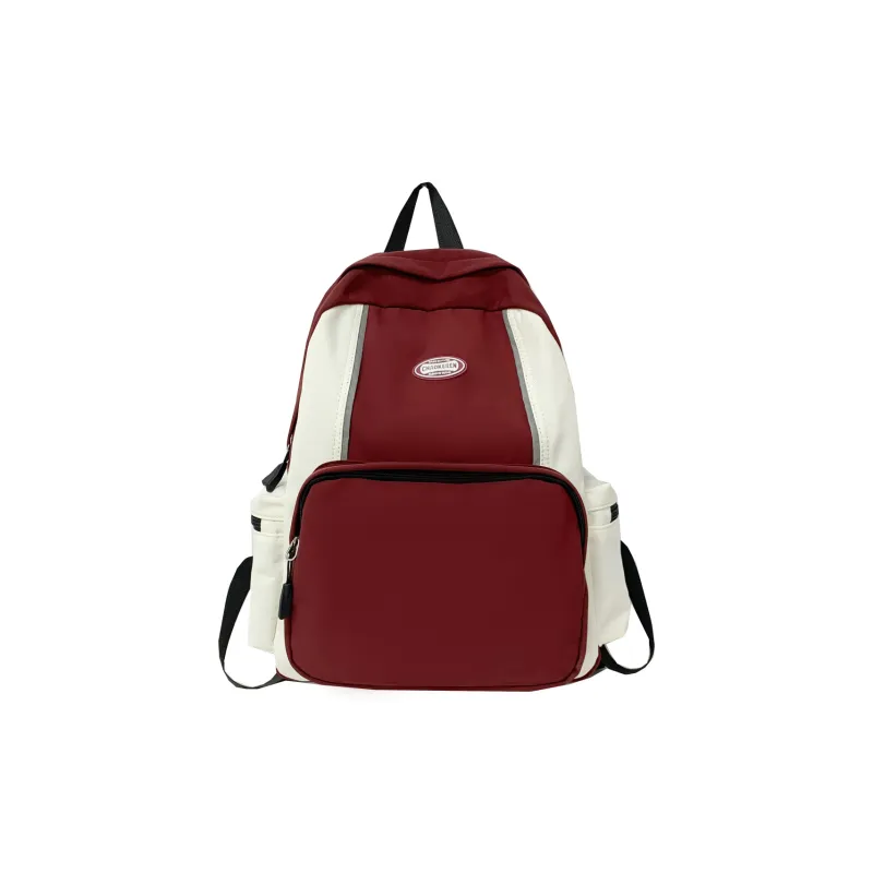 H YXIANG Composite Cloth Backpack Unisex Multicolor-1