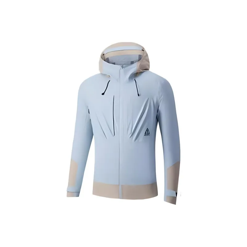 361° Water Resistant Windproof Breathable Wear Resistant Windbreaker Jacket Unisex Celestial Blue-0
