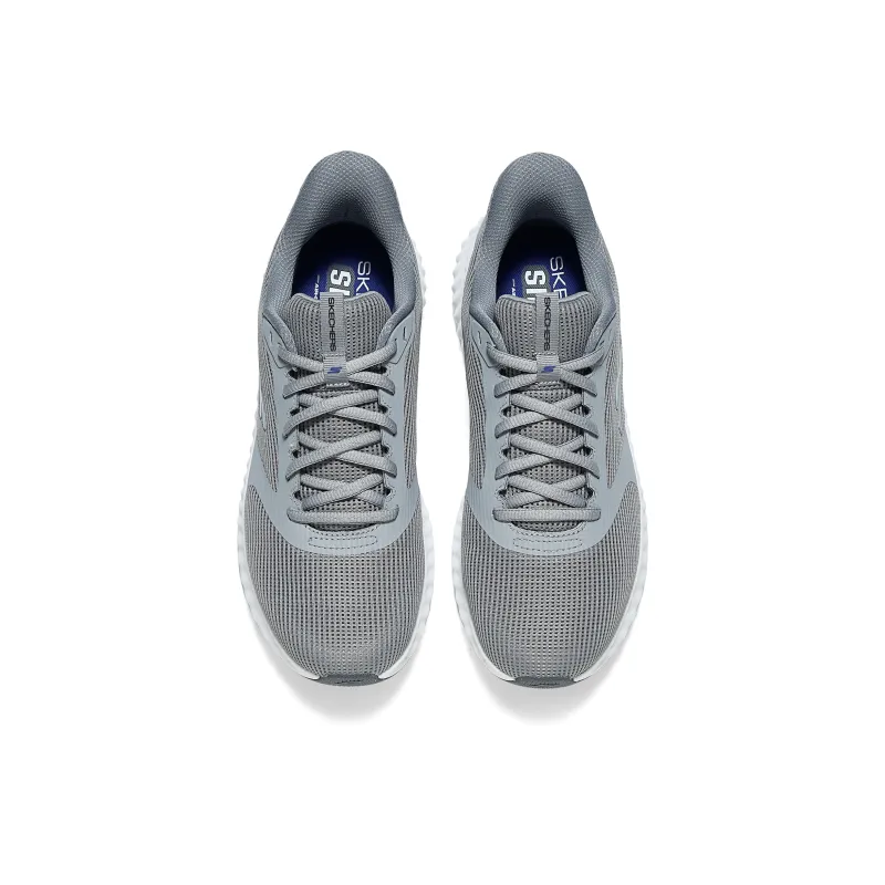 Skechers MEN'S GO Breathable And Sweat absorbent Low Top Running Shoes Men's Gray-2
