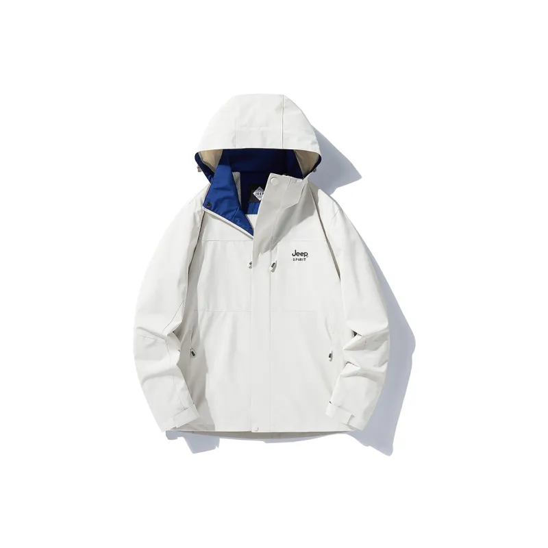 JEEP SPIRIT Outdoor Hiking Waterproof, Windproof, And Water Repellent Windbreaker Jacket Unisex-1