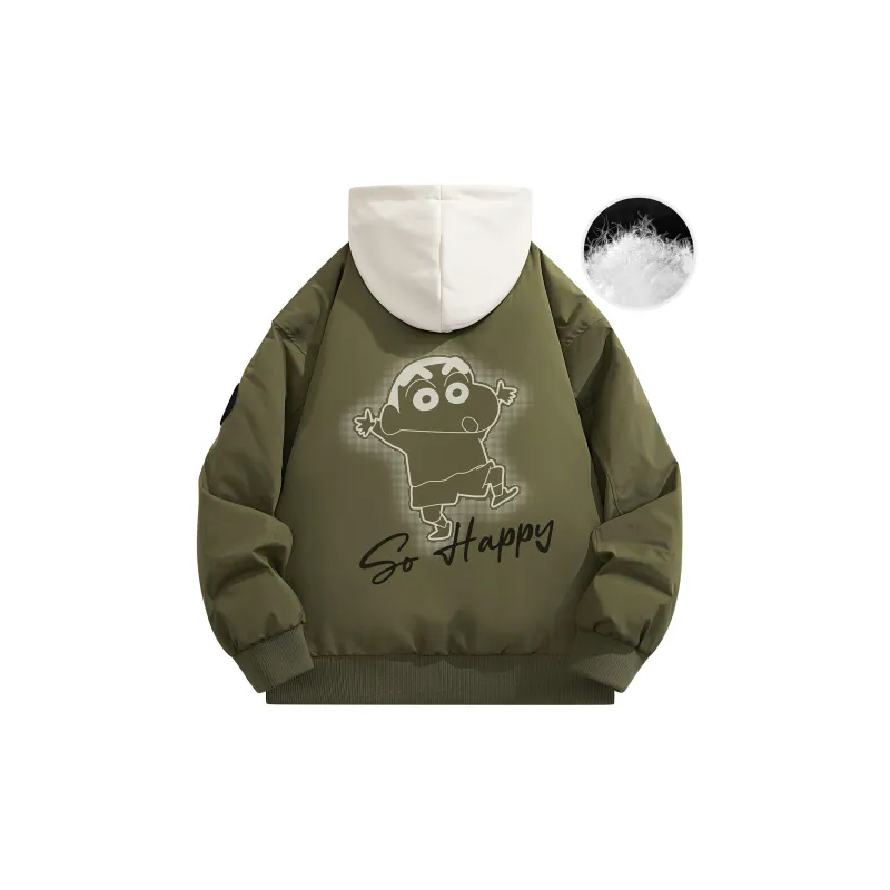 Crayon Shinchan Down Jacket Unisex-5