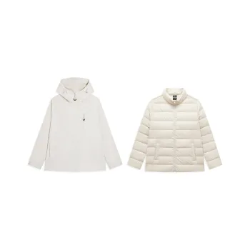 XTEP Wing Water Resistant Windproof Breathable Lightweight Windbreaker Jacket Unisex Tofu Skin