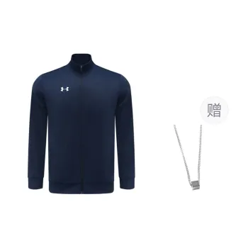 Under Armour Jackets Coats Men's Collegiate Blue Includes Necklace