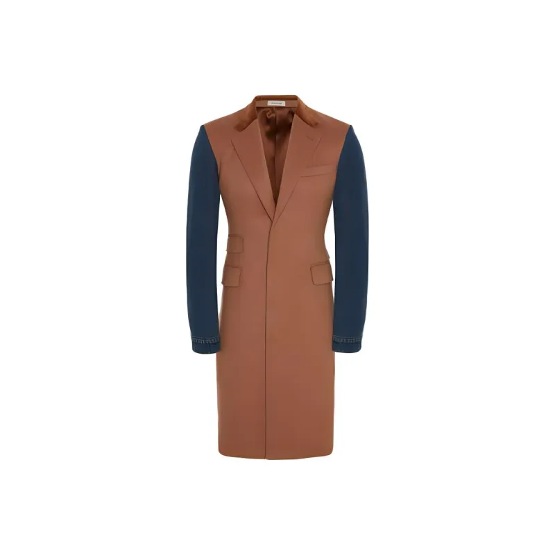 Alexander McQueen SS22 Coat Men's Camel-0