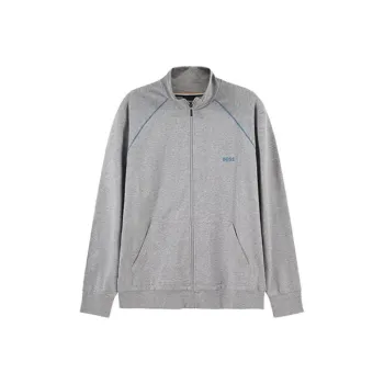 HUGO BOSS Embroidered logo Zip up Jacket