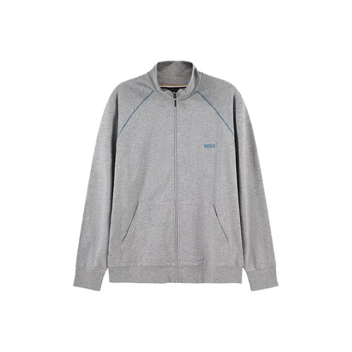 Boss Embroidered logo Zip up Jacket-0
