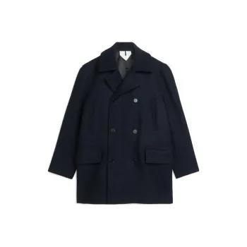 ARKET Coats Men Dark Blue