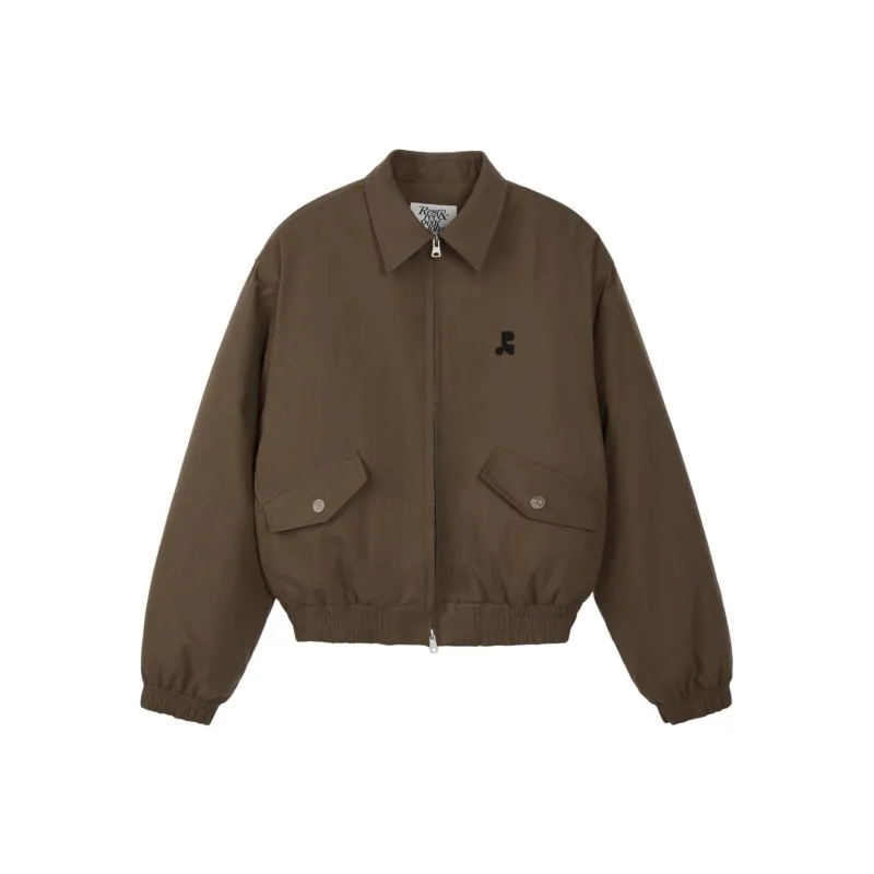 Rest&Recreation FW24 QUILTED BOMBER JACKET Jackets & Coats Unisex BROWN/Brown-0