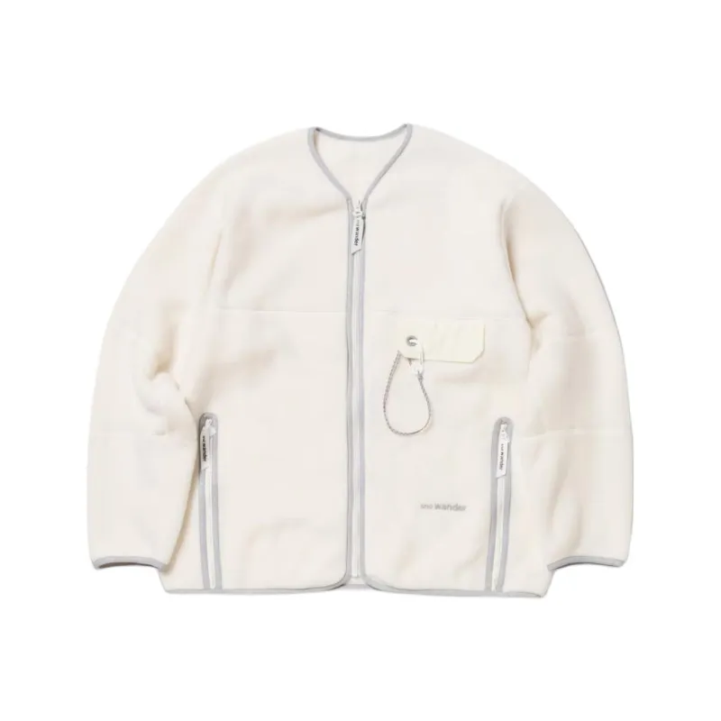 And Wander FW24 Jackets & Coats Unisex Ecru-0