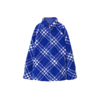 Burberry Check print Fleece Jacket