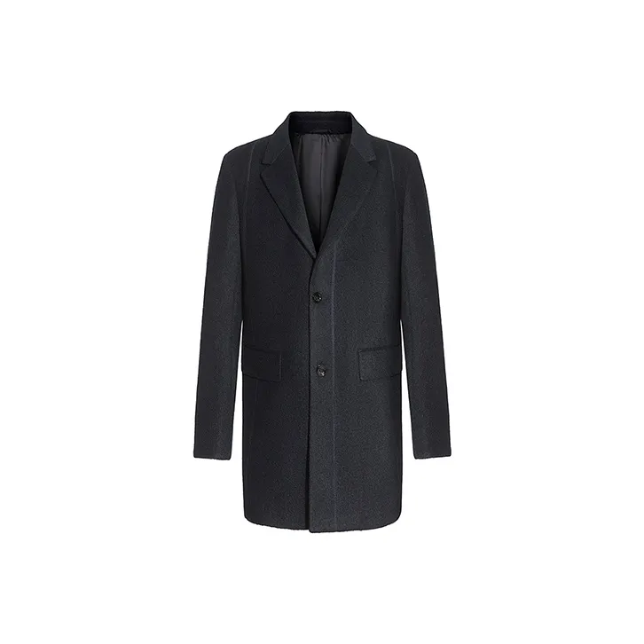 DAVID NAMAN Coats Men Black-0