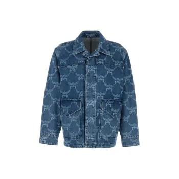 MCM Patterned Denim Shirt