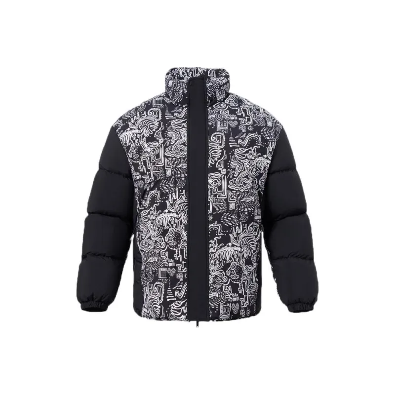 LiNing Sports Basketball Collection Down Jackets Men Black-0
