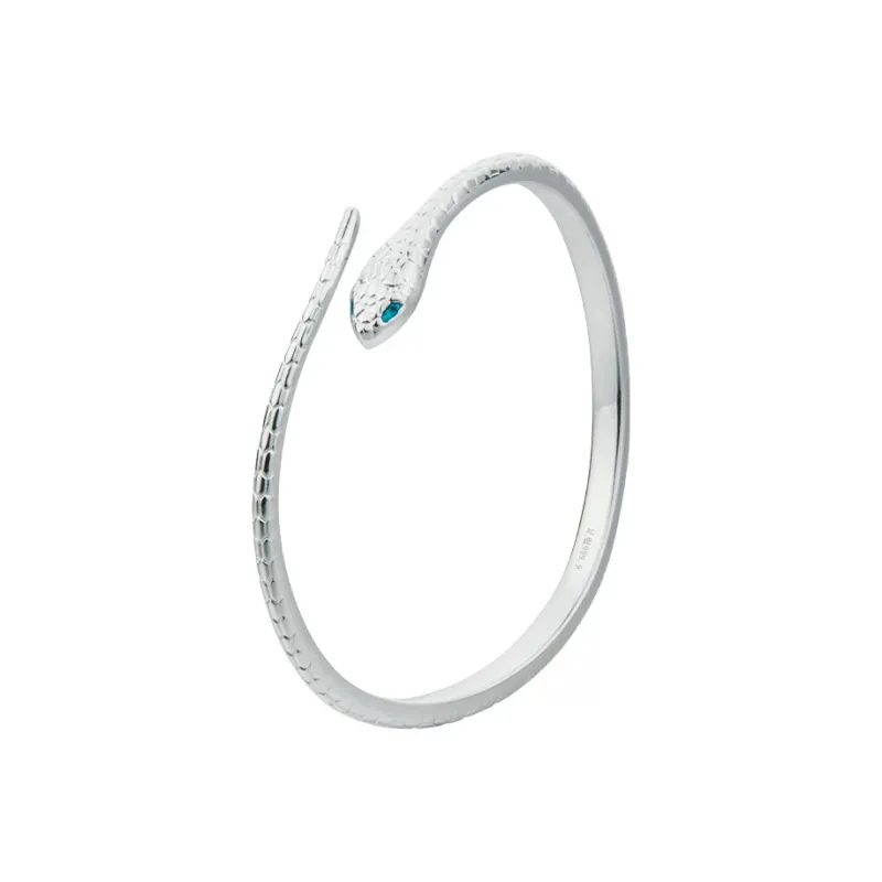 Shunqin Silver Building S999 Bangles Women's-0