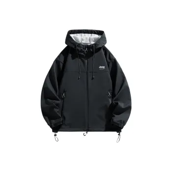 JEEP SPIRIT Urban Living/Travel/Commuting Waterproof And Windproof Windbreaker Jacket Unisex