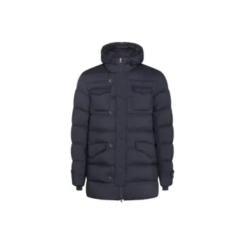 HERNO L'Eskimo High Neck Hooded Coat