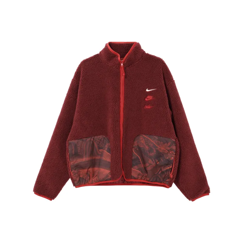 Nike FW23 Velvet-feel Coat Men's Red Team-1