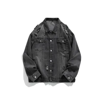 Ganbostore Denim Jackets Unisex