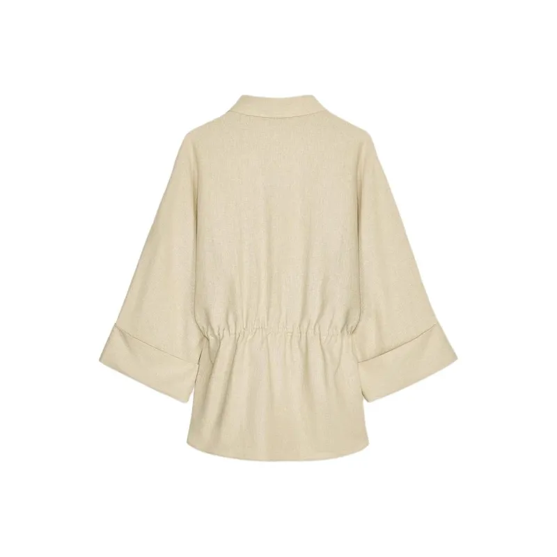 ZARA Shirts Women's Light Beige-1
