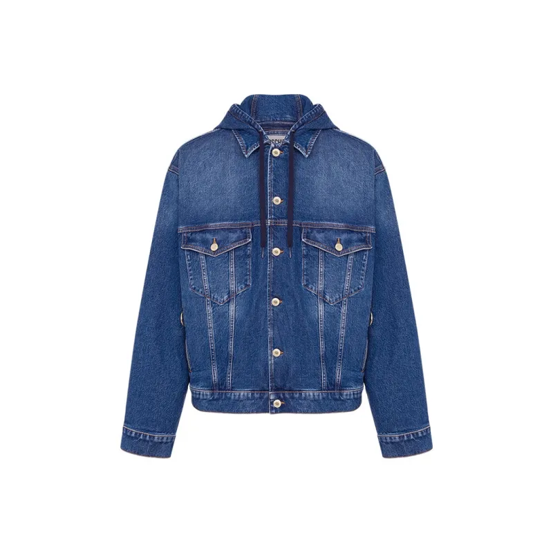 MOSCHINO Denim Jacket Unisex Blue-0