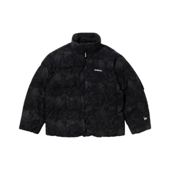 New Era FW23 Puffer Jacket Unisex Black