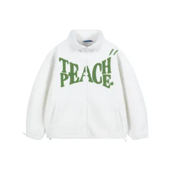Teach Peace Velvet Jackets Unisex