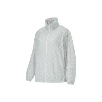 LiNing Smoothie Sun Protection Clothing Men's Gray All Over Print