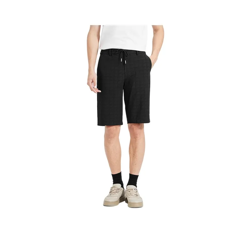 LESS IS MORE Casual Shorts Men's Black 24XST00201-2
