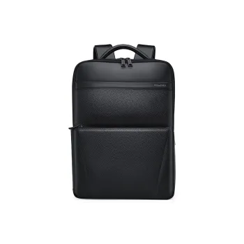 WilliamPOLO Cow Leather Backpack Regular Men's Black