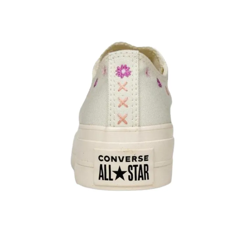 Converse Chuck Taylor SEASONAL Anti Slip Wear Resistant Low Top Canvas Shoes Women's Beige-3