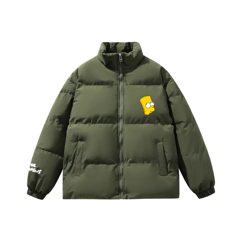 The Simpsons Puffer Jacket Unisex-23