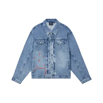 Palladium Denim Jacket Unisex Dark Denim