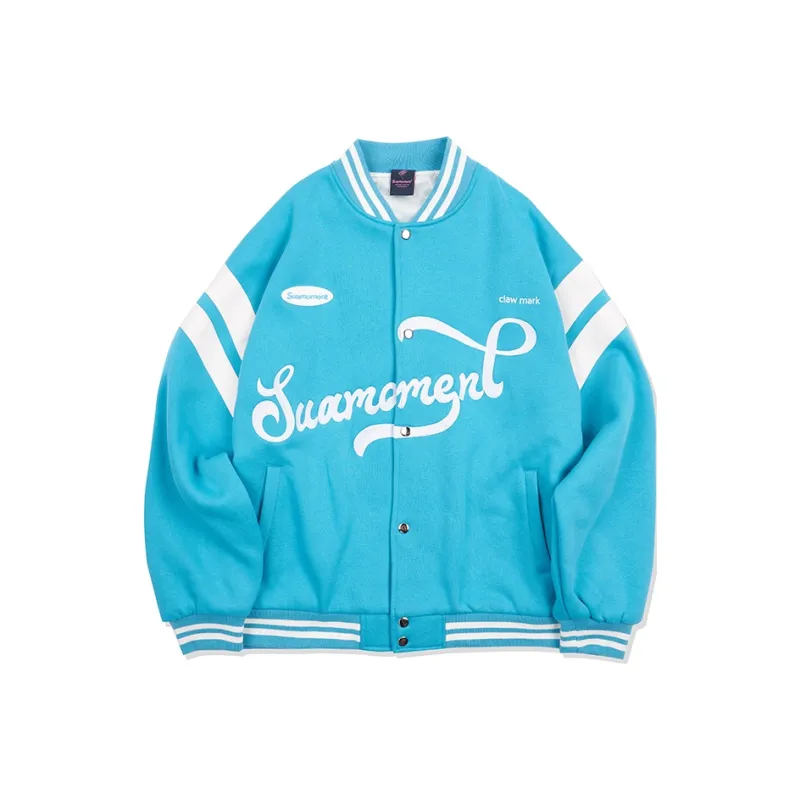 Suamoment Baseball Jacket Unisex-4