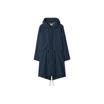 Burberry Lightweight Parka Coat Men's Marine Blue