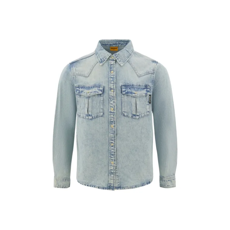 CAT Denim Jacket Unisex Light Blue-0